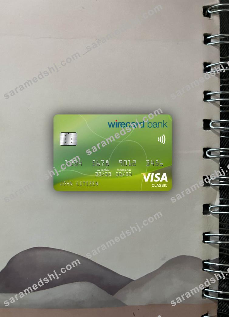 Germany Aschheim wirecard bank visa classic card photolook front
